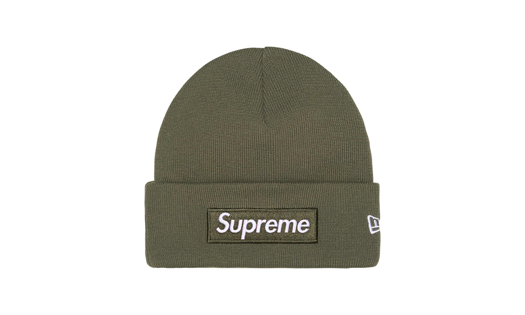 New Era® Box Logo Beanie "FW25 - Light Olive" SU26715