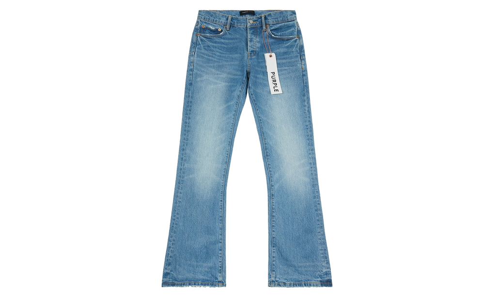 Coated Flared Denim "blue" P004 CFLC324