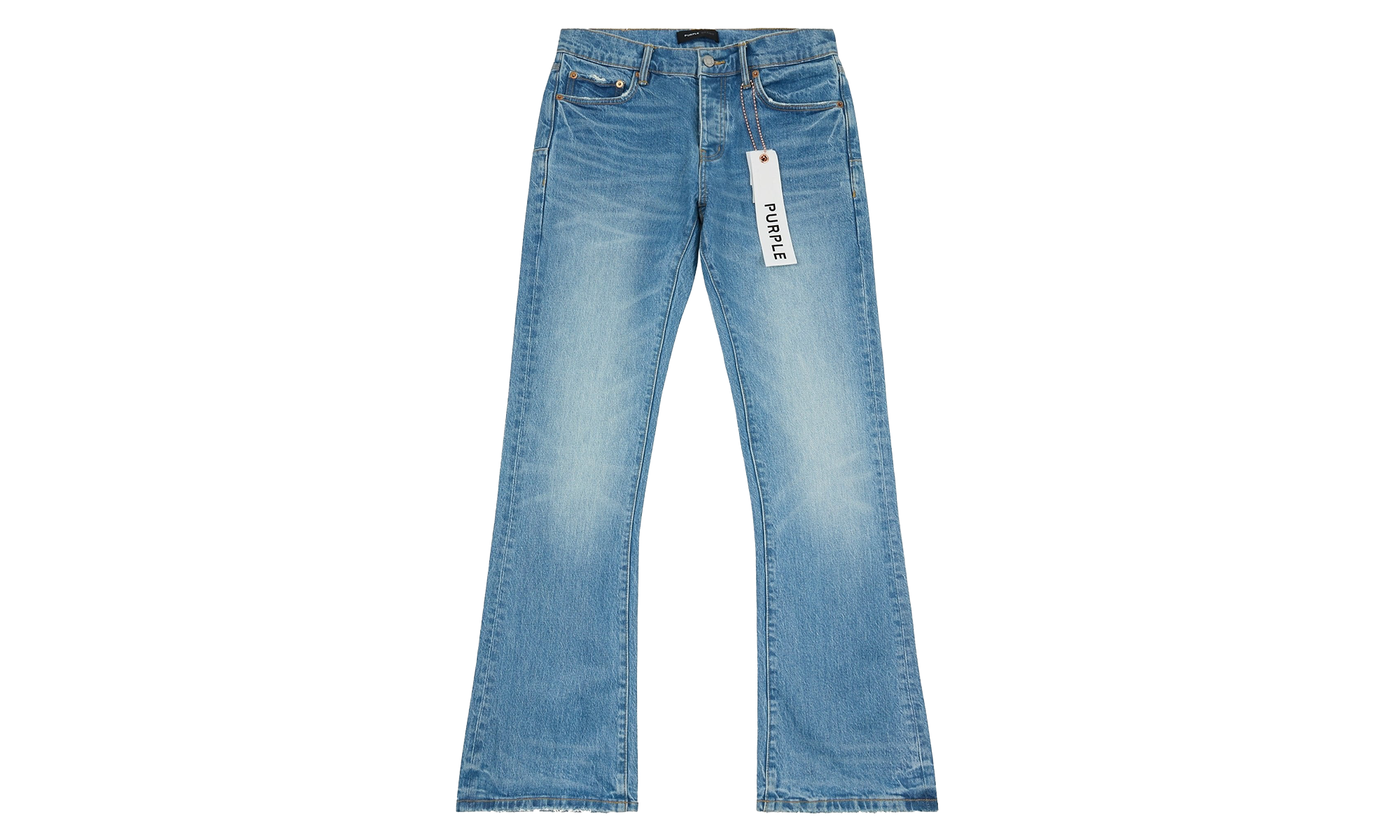 Coated Flared Denim "blue" P004 CFLC324