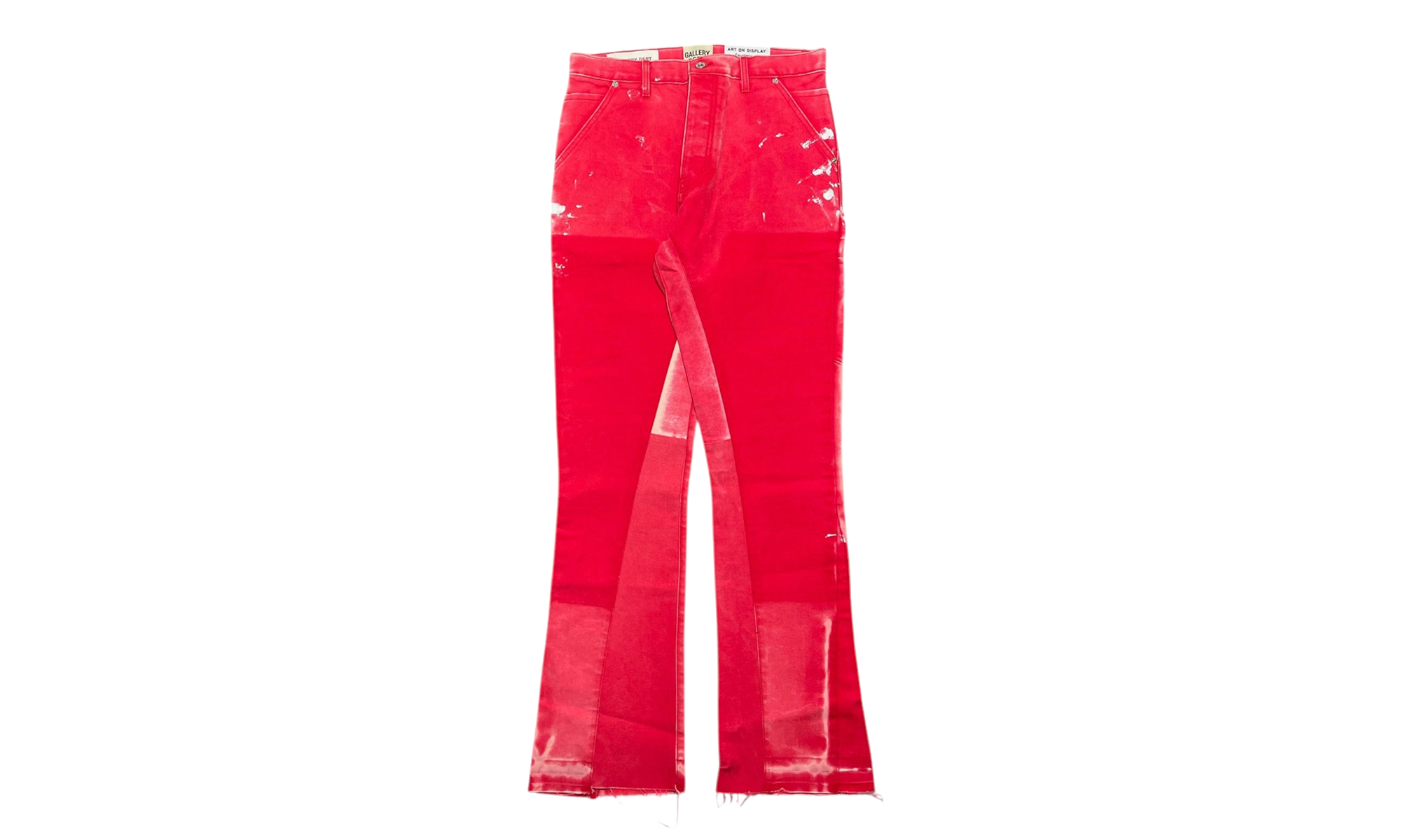 LA Flare Carpenter Pants Paint Splatter "Red Multi" GDPSLFJR