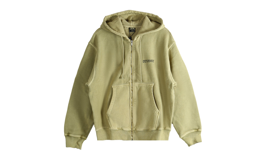 Jumbo Pig Dyed Zip Hoodie "ELM" 1975078 ELMM