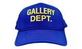 Logo Trucker Hat (4 G Patch Custom) "Blue Yellow" Qw