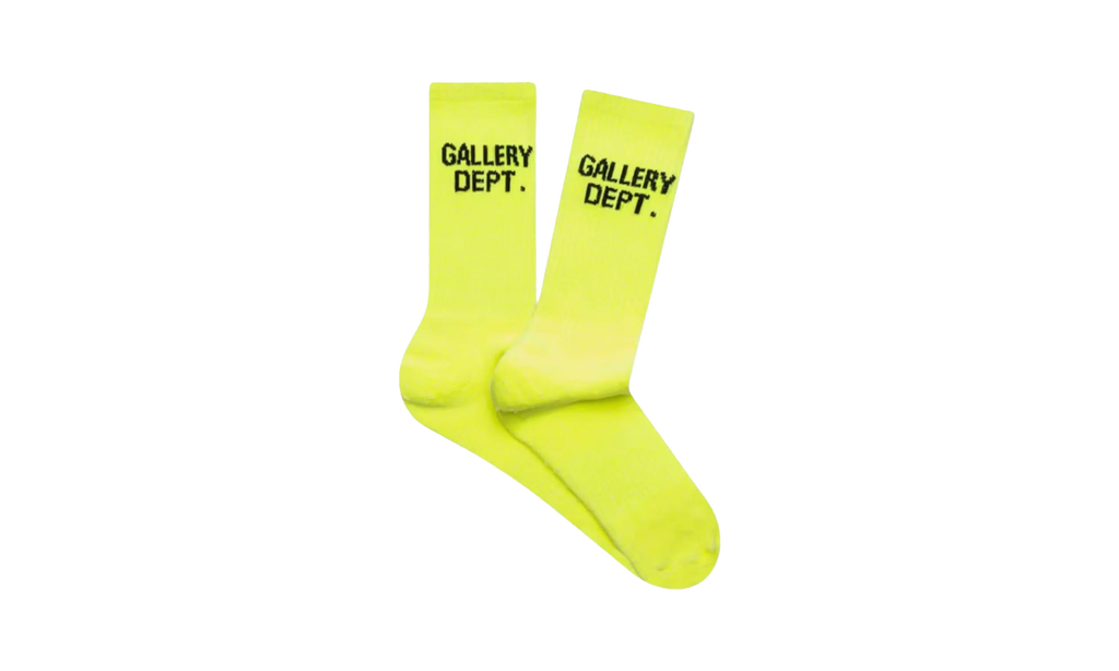 Clean Socks "Lime Green / Black" W0YCZMJO