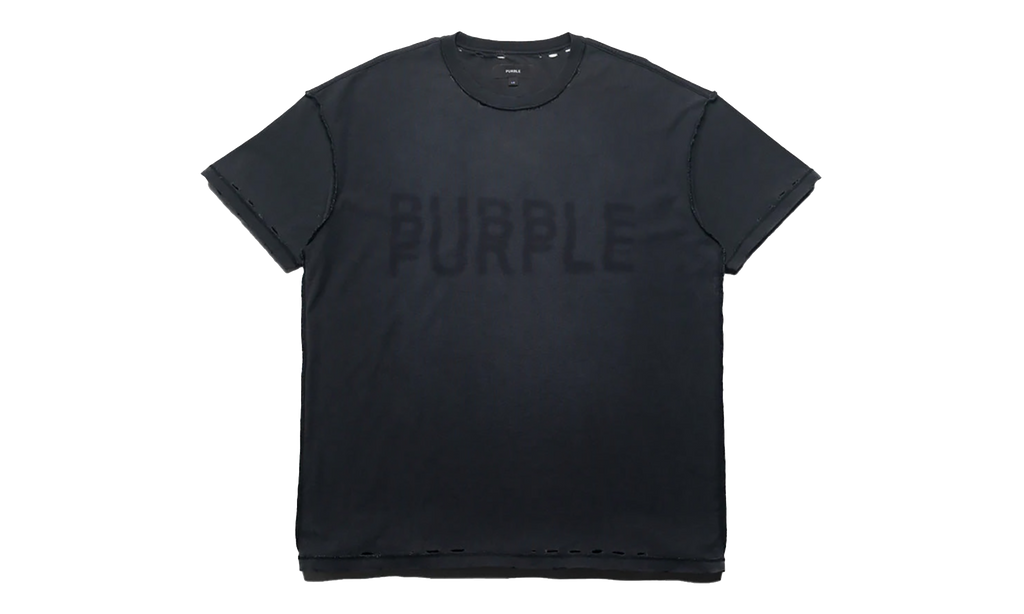 Layered Wordmark T-Shirt "Black" P101 TBRH226