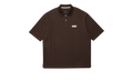 PIQUE OVERSIZED POLO "Brown" P124 MPDB423