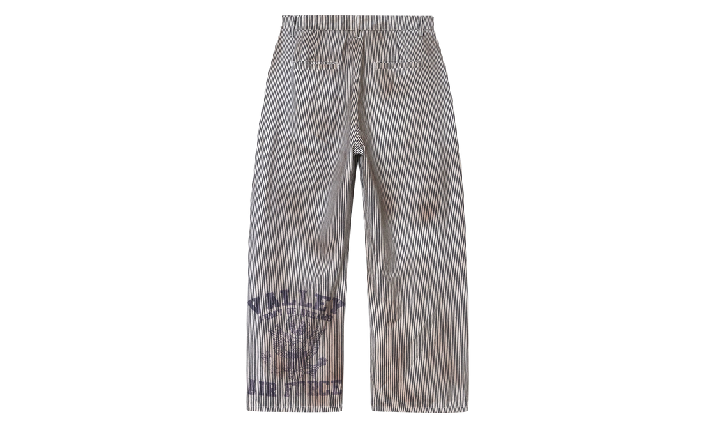 Pinstripe Work Pants "White / Black" VBKB9X80