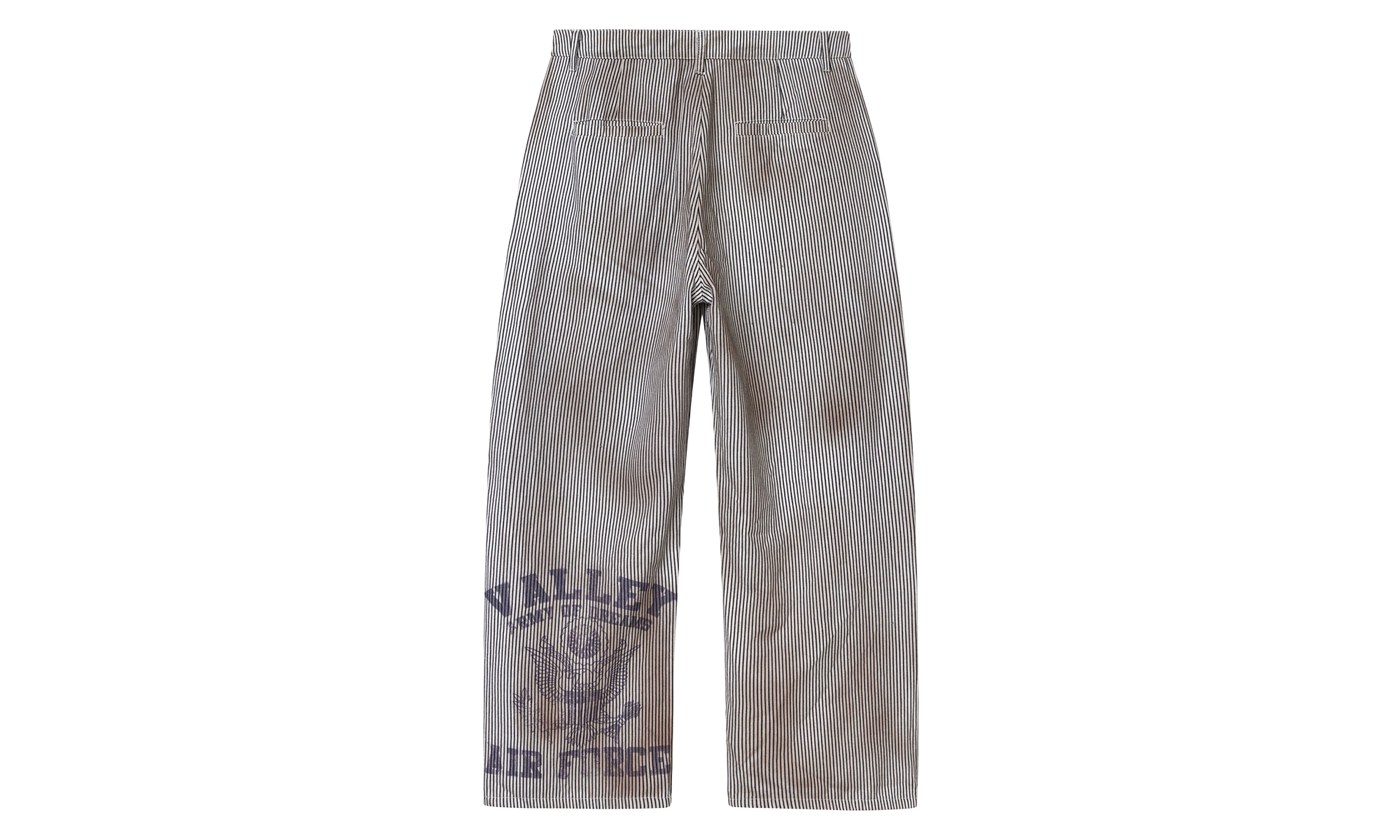 Pinstripe Work Pants "White / Black" VBKB9X80