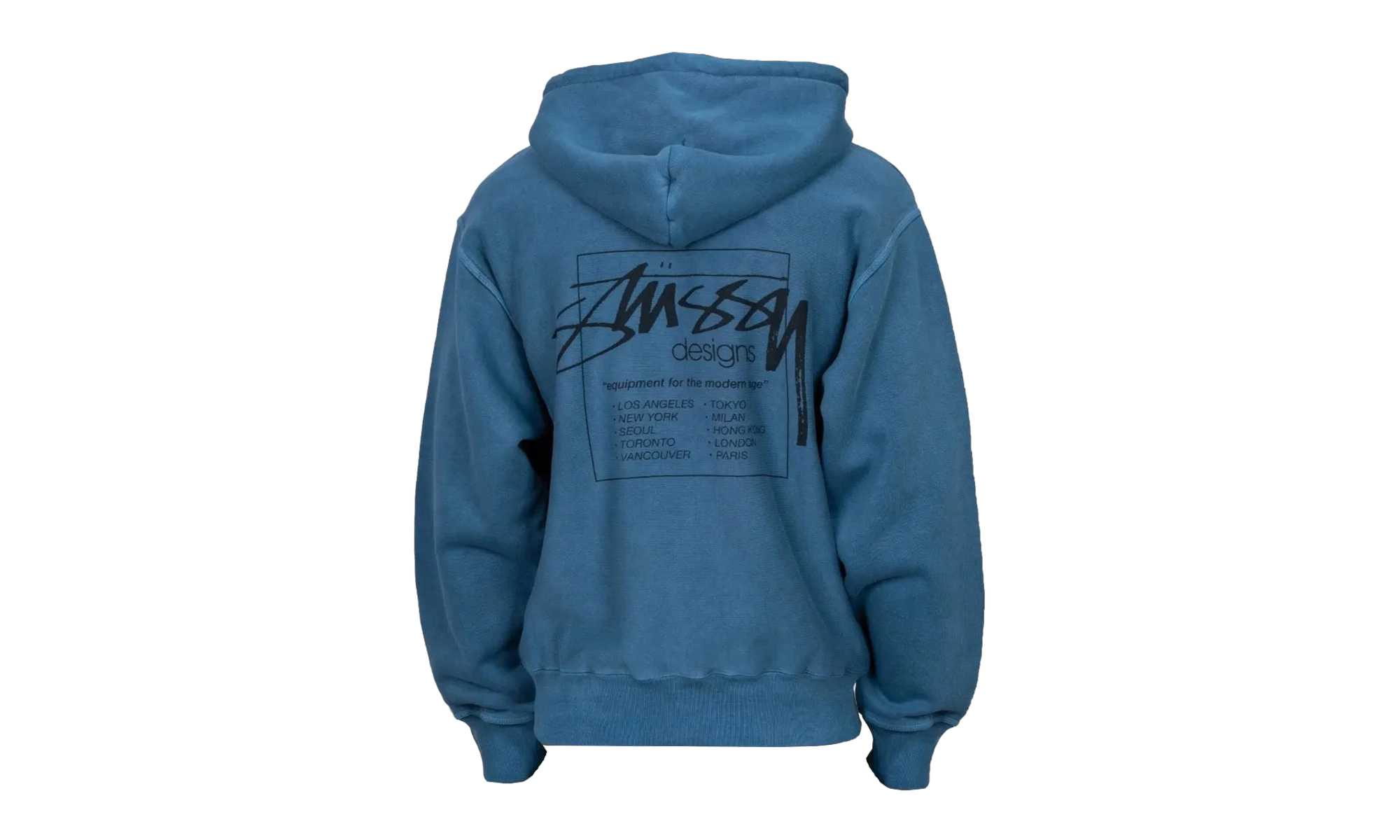 Modern Age Pig Dyed Zip Hoodie "NAVY" 1975079 NAVY