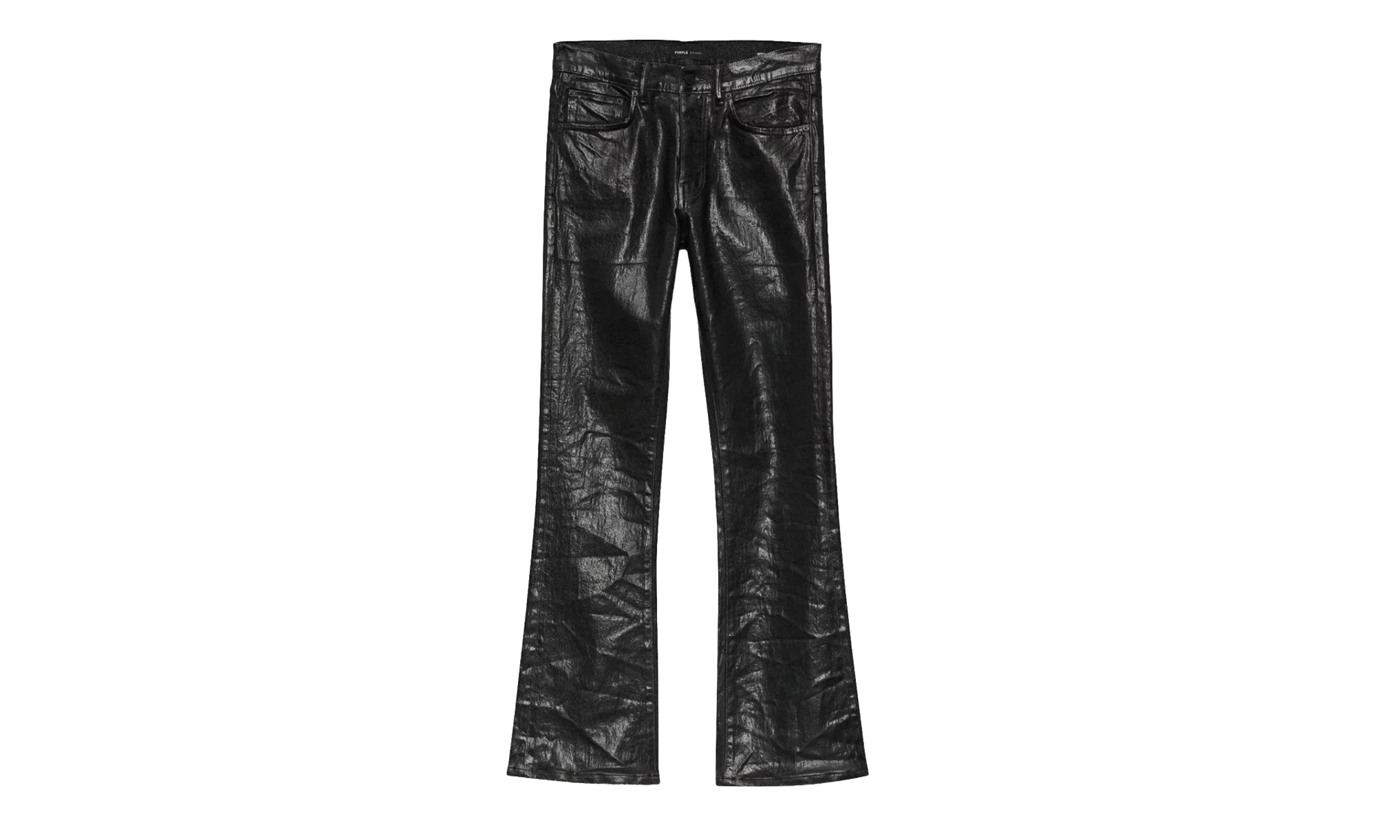 Coated Flare Jeans "Black" P004 CFDB324