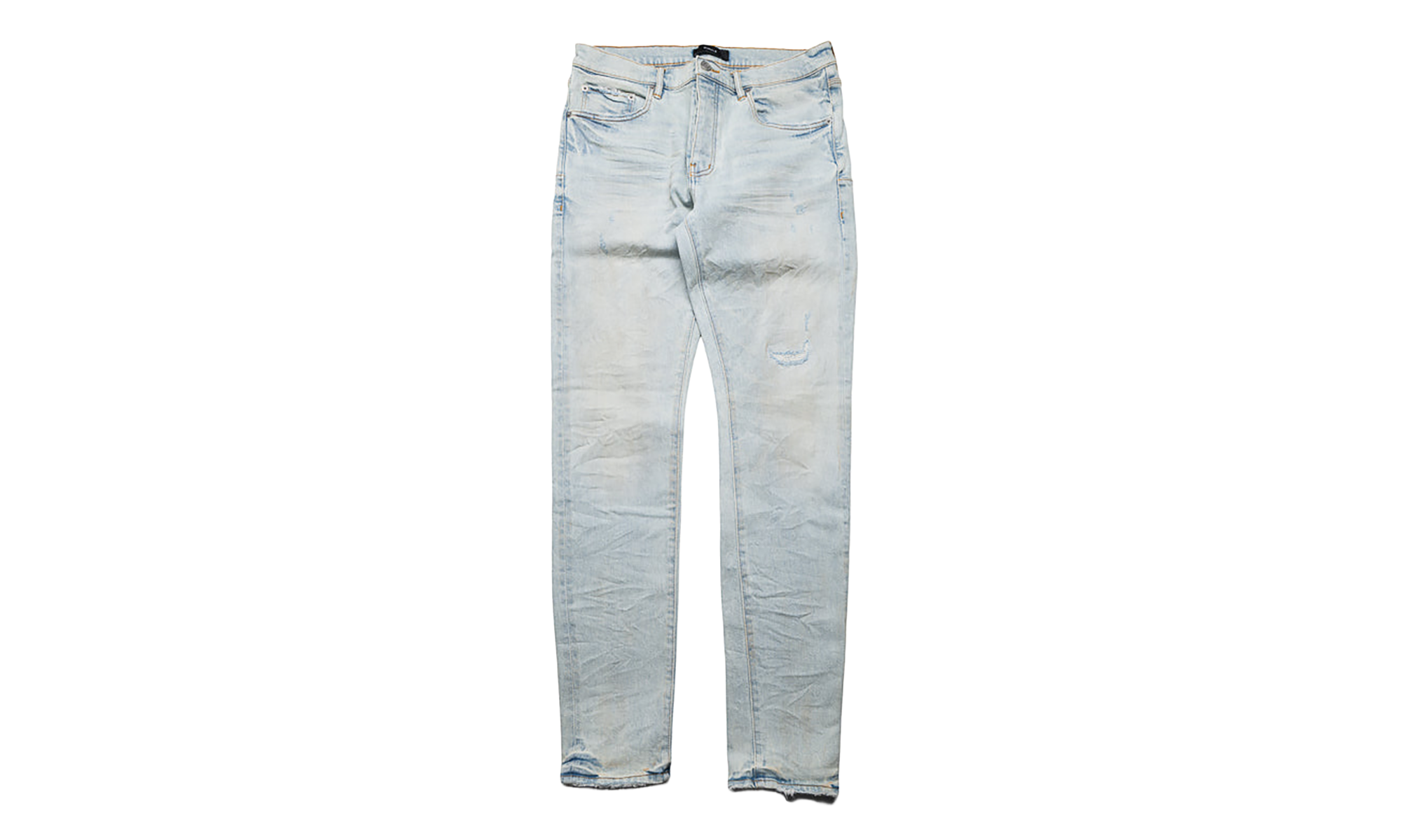 Skinny Fade Distressed Jeans "Light Indigo" P001 SKZB325