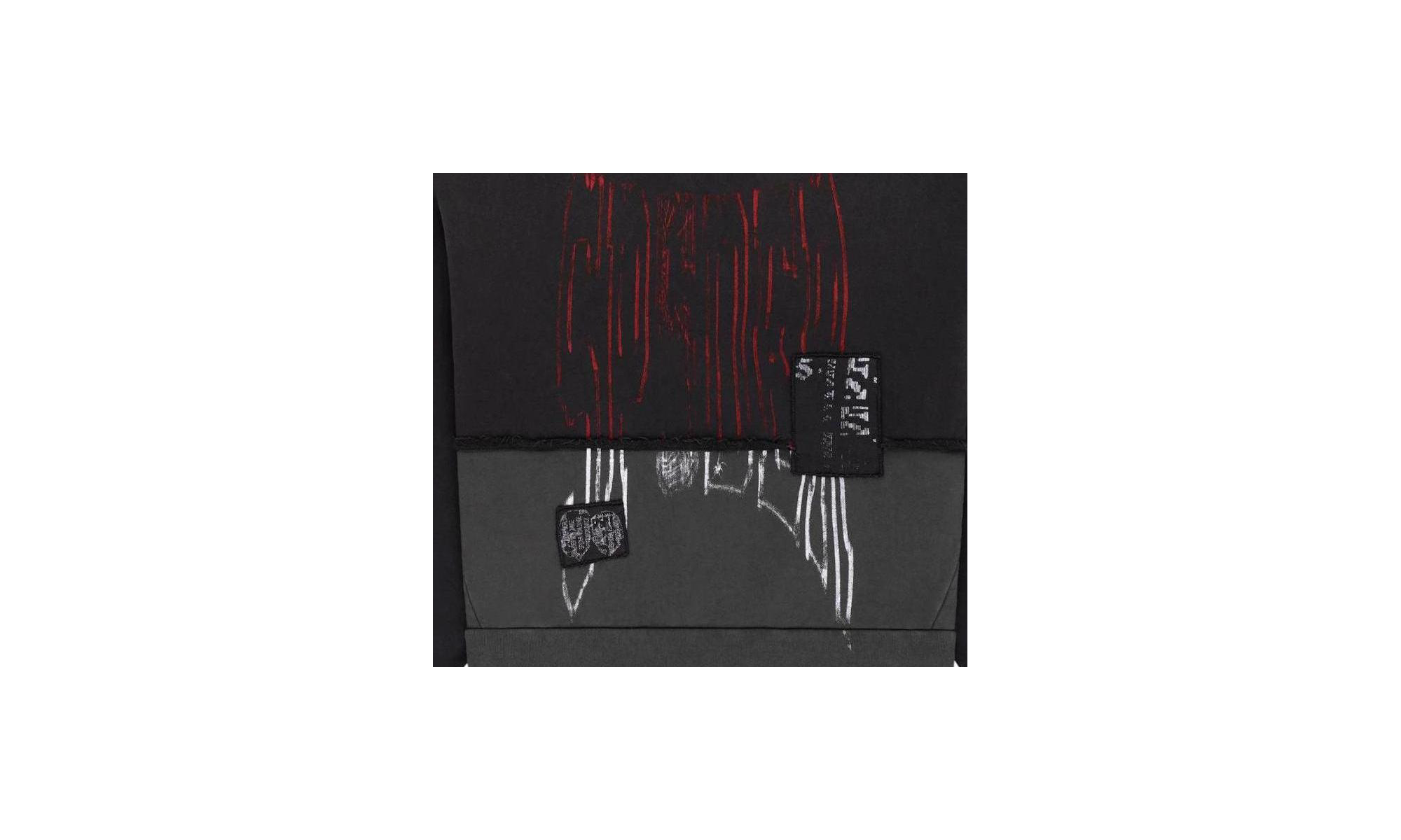 Diffused Collegiate Crewneck "Black" SP5der245
