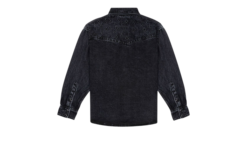 OVERSIZED WESTERN SHIRT "Grey"