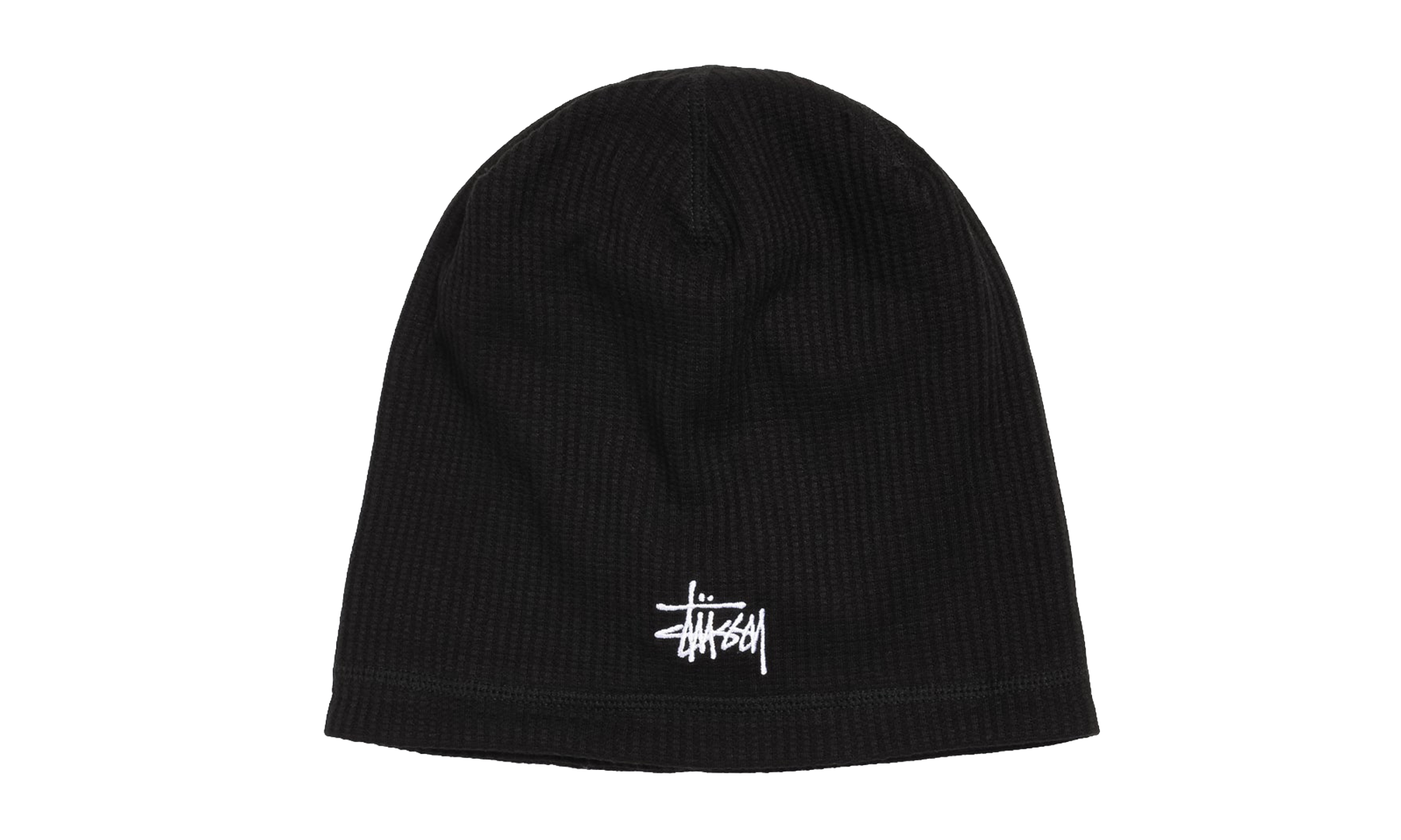 WAFFLE SKULLCAP "Black" STUS354