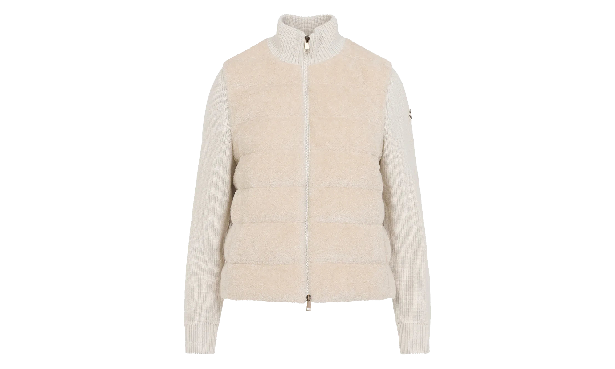 Stand Up Collar Zip Up Cardigan WMNS "White" MON53