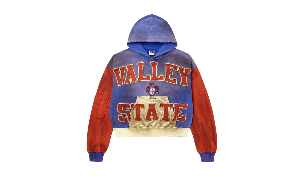 State Crested Club Anthem Hoodie "Washed Blue / Red" GL2XKW51