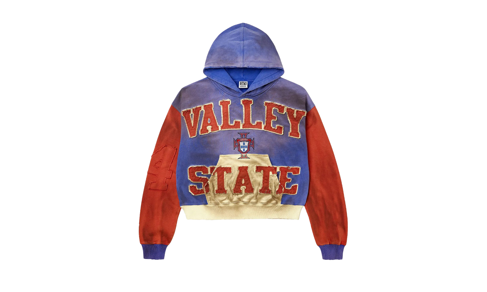 State Crested Club Anthem Hoodie "Washed Blue / Red" GL2XKW51