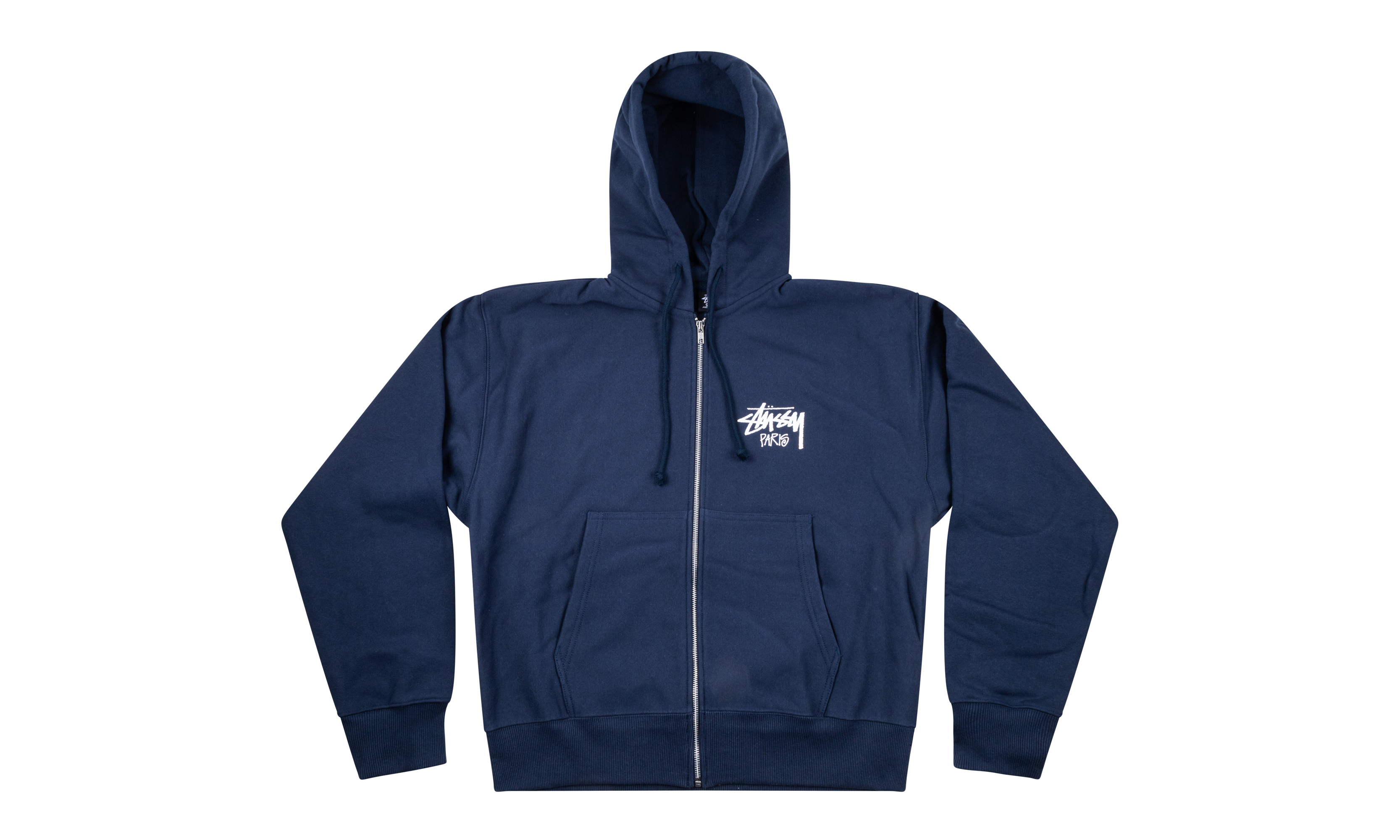 Paris Zip Up Hoodie "Navy" STUS292