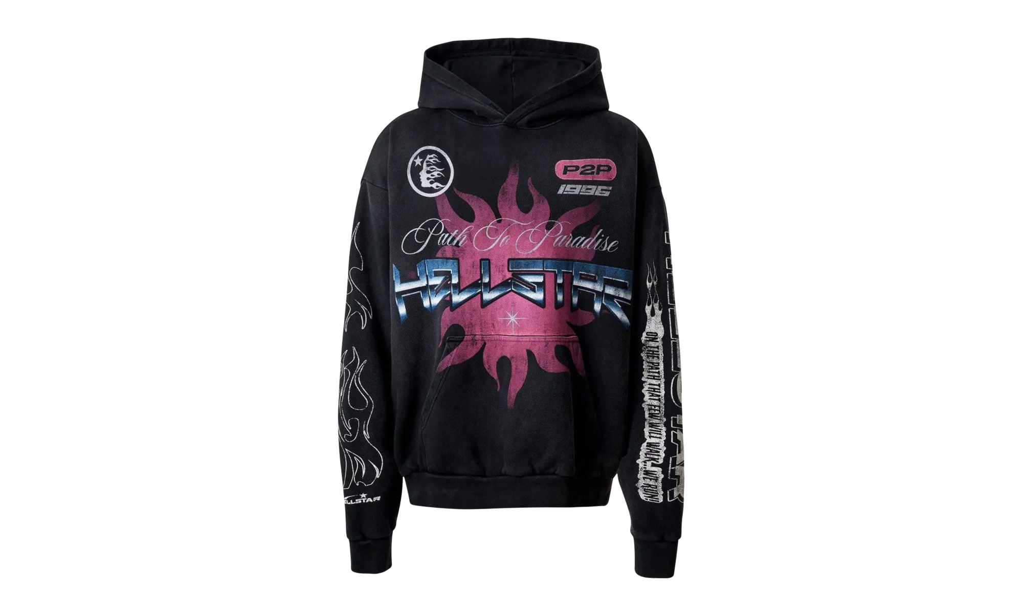 RACER HOODIE "Black" HSR166