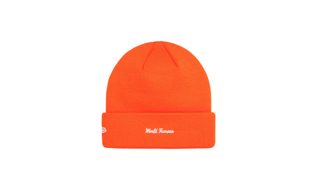 New Era® Box Logo Beanie "FW24 Dark Orange" SU937
