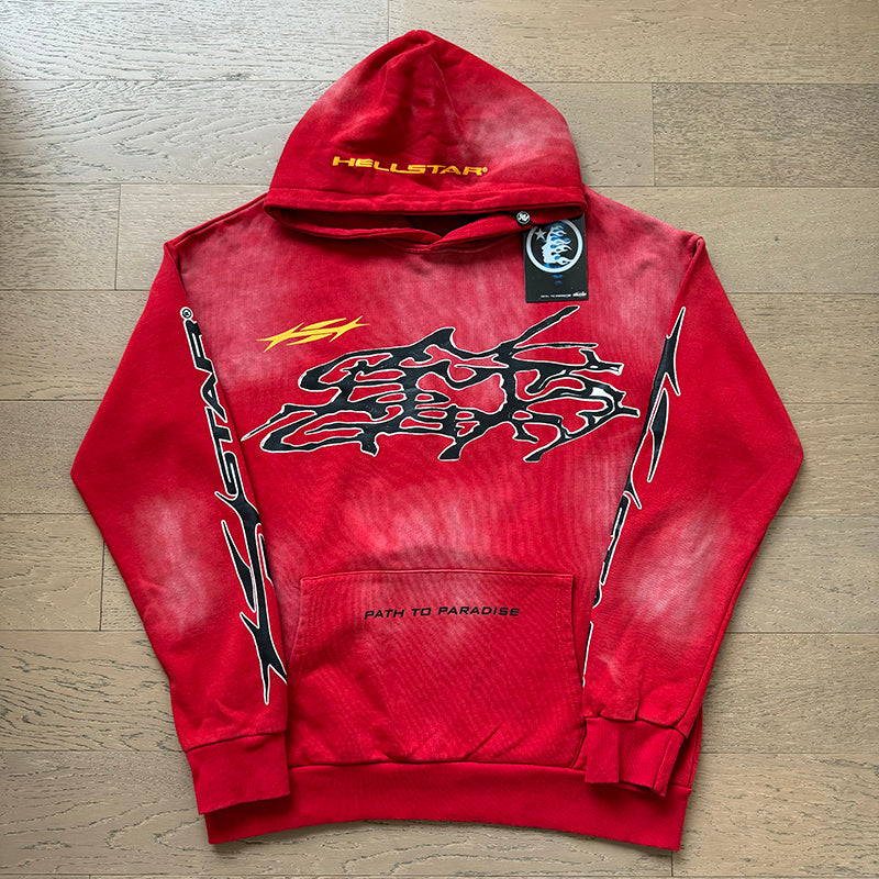Hellstar Records Graphic Hoodie & Sweatpants Matching Set