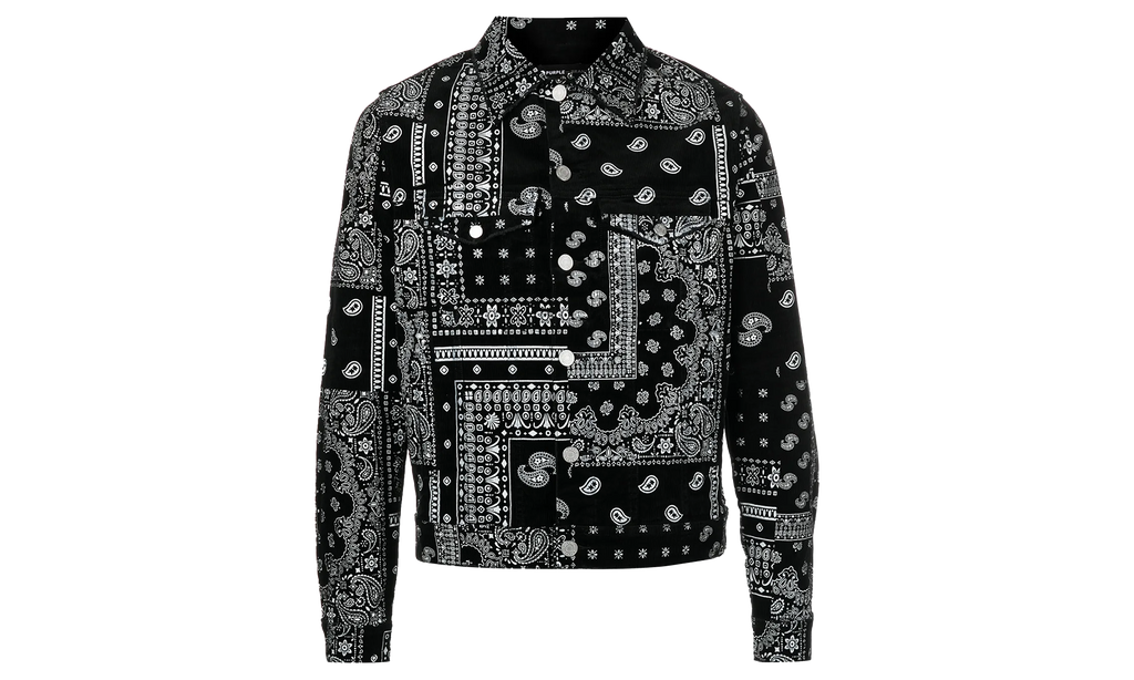 Print Corduroy Trucker Jacket P024 BPPT222