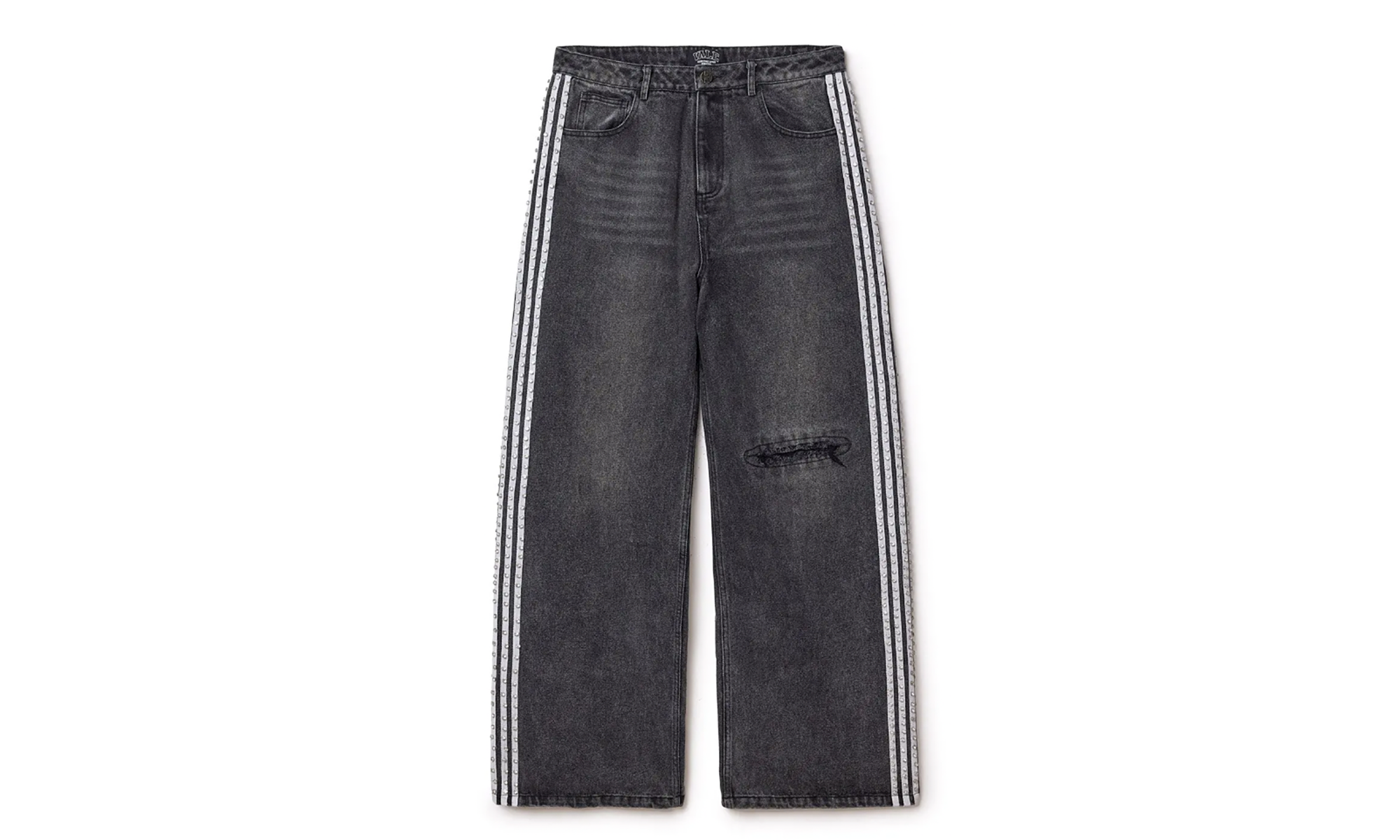 Forever X Crystal Side Denim "Black" VAL10