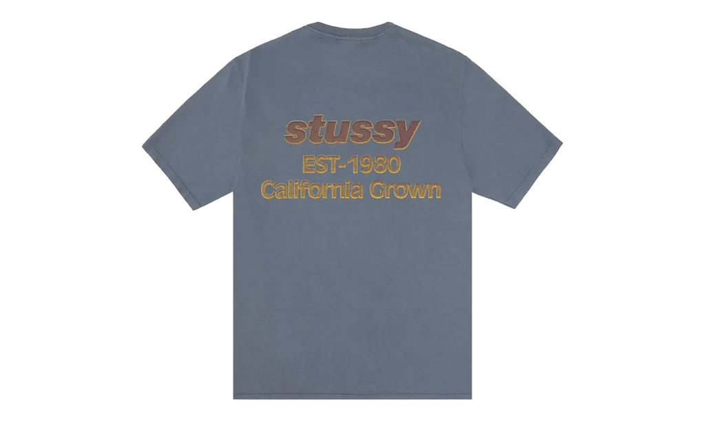 California Grown Pigment Dyed Tee "Navy" STUS391