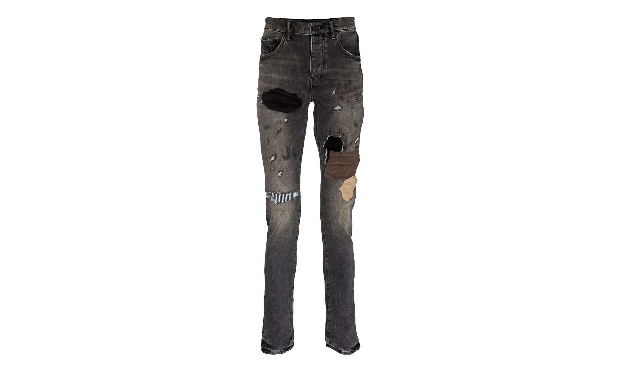 Worn Patchwork Jeans P001 WBPW222