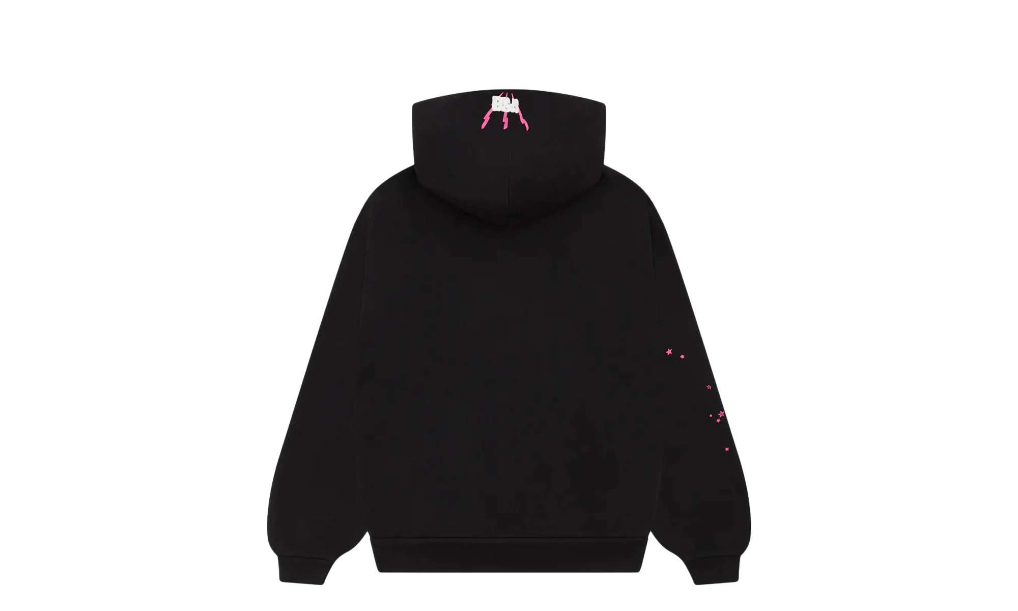 555 WEB HOODIE & SWEATSHIRT "Black, Pink" SS05FW24BLK