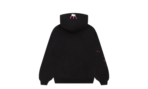 555 WEB HOODIE & SWEATSHIRT "Black, Pink" SS05FW24BLK