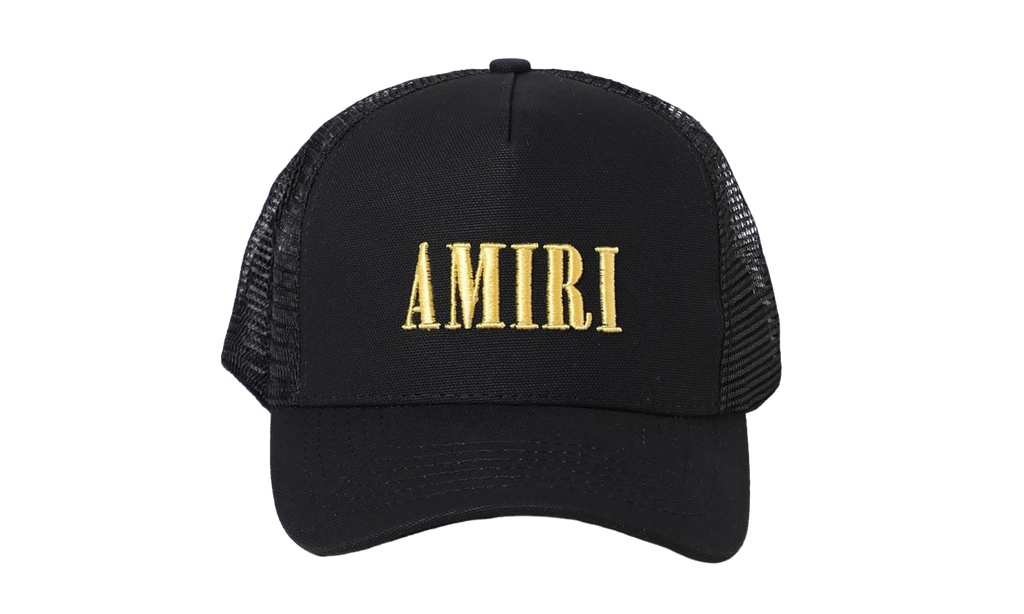 Core Logo Trucker Hat "Black / Yellow" XMAH001 011 BLAC