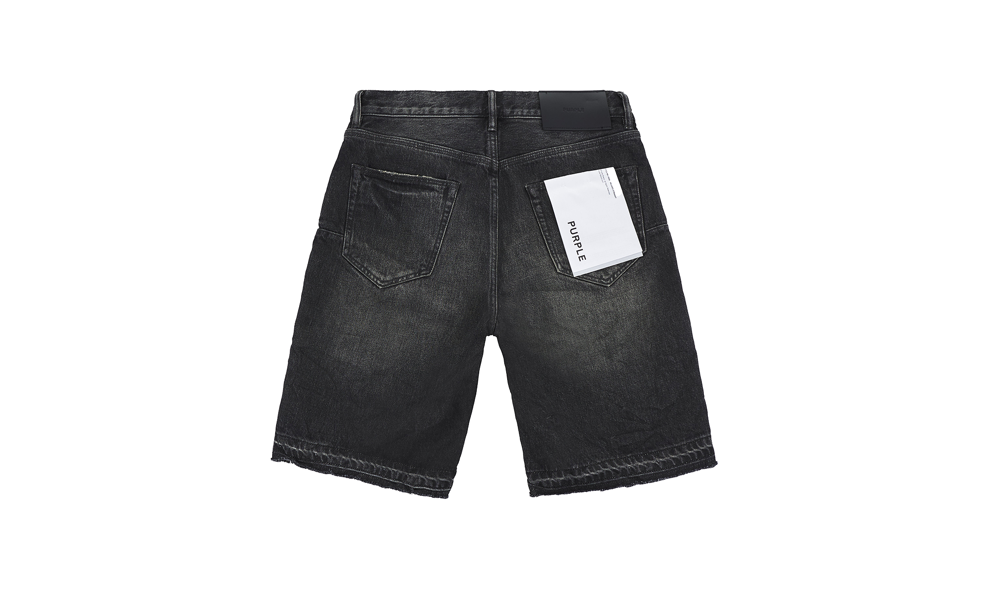 Smoke Worn Vintage Short "Black" P059 SWVB325
