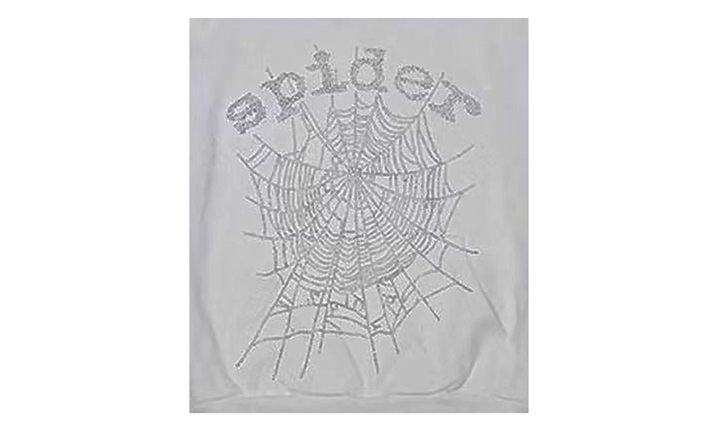 OG Rhinestone Logo Hoodie "White" SP5der340