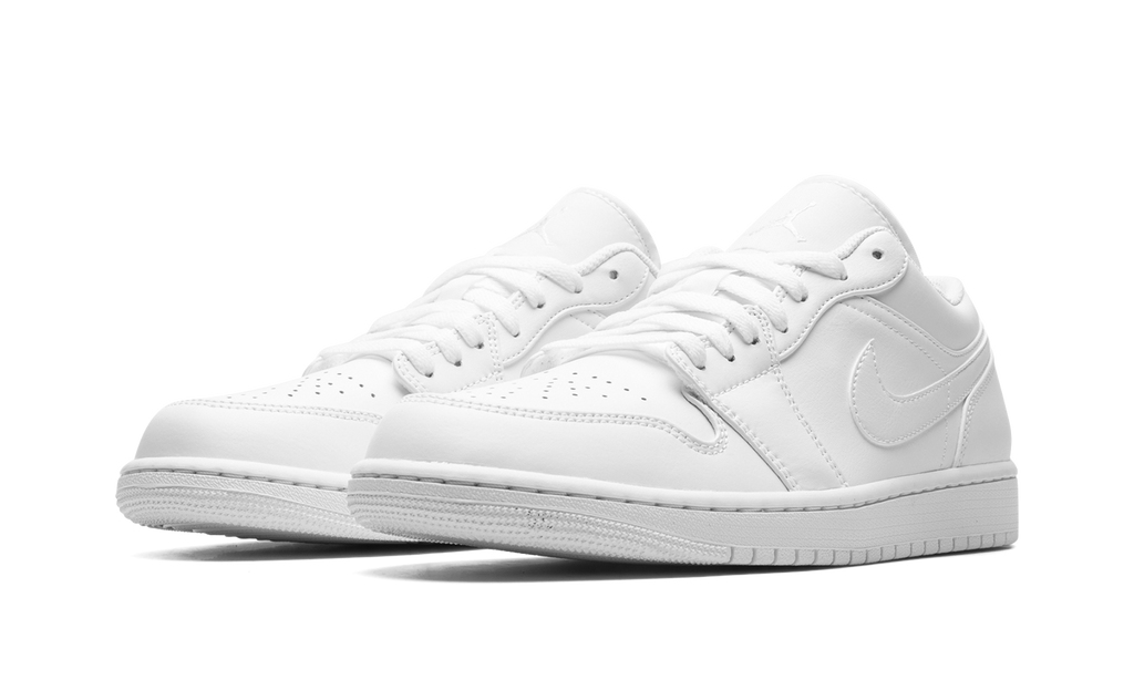 Air Jordan 1 Low "Triple White" 553558 130