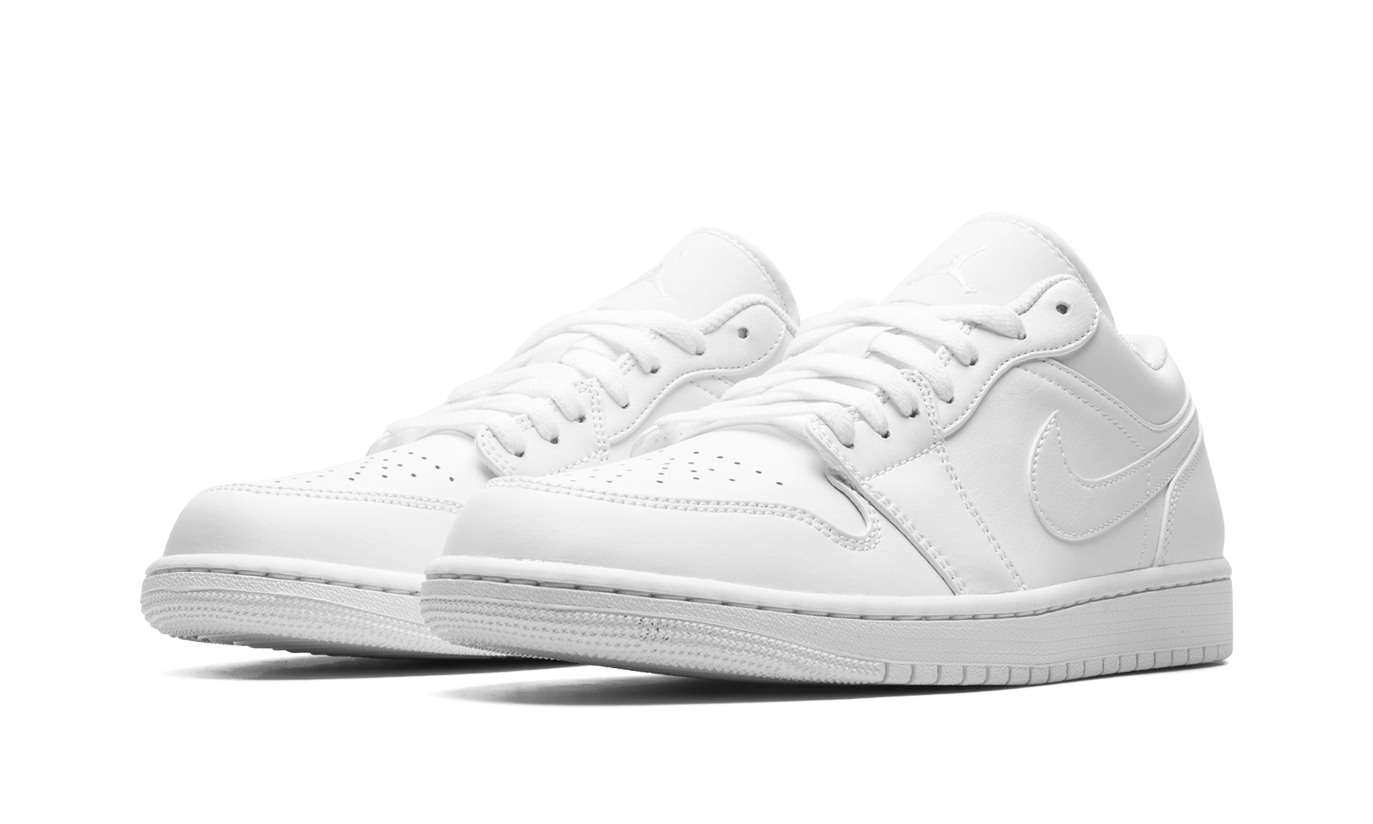 Air Jordan 1 Low "Triple White" 553558 130