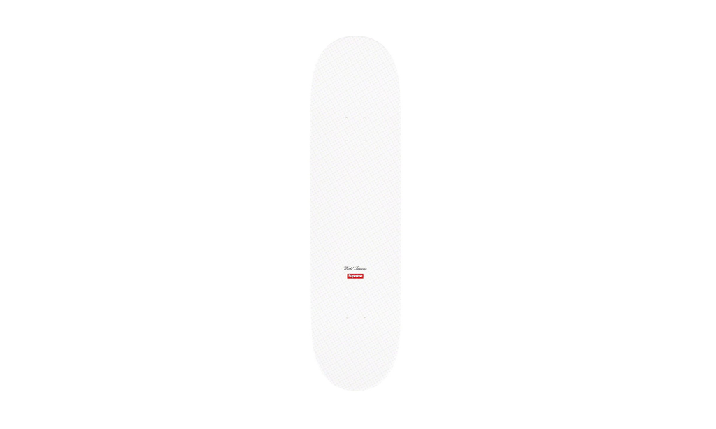 Tonal Box Logo Skateboard Deck "White" SU26418