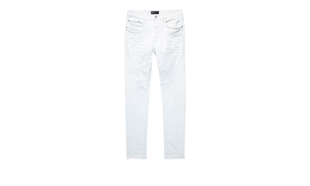 WHITE QUILTED DESTROY POCKET "White" P001 WQDP223