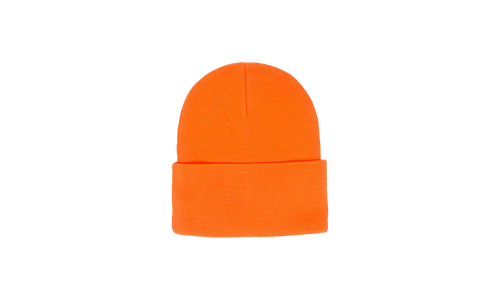 ACRYLIC CUFFED BEANIE "Orange" P921 ABNO423