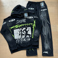Hellstar Records Graphic Hoodie & Sweatpants Matching Set