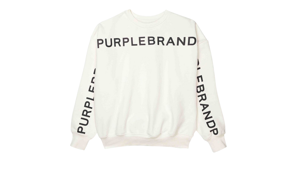 HWT FLEECE CREWNECK "White" P402 HCBR124