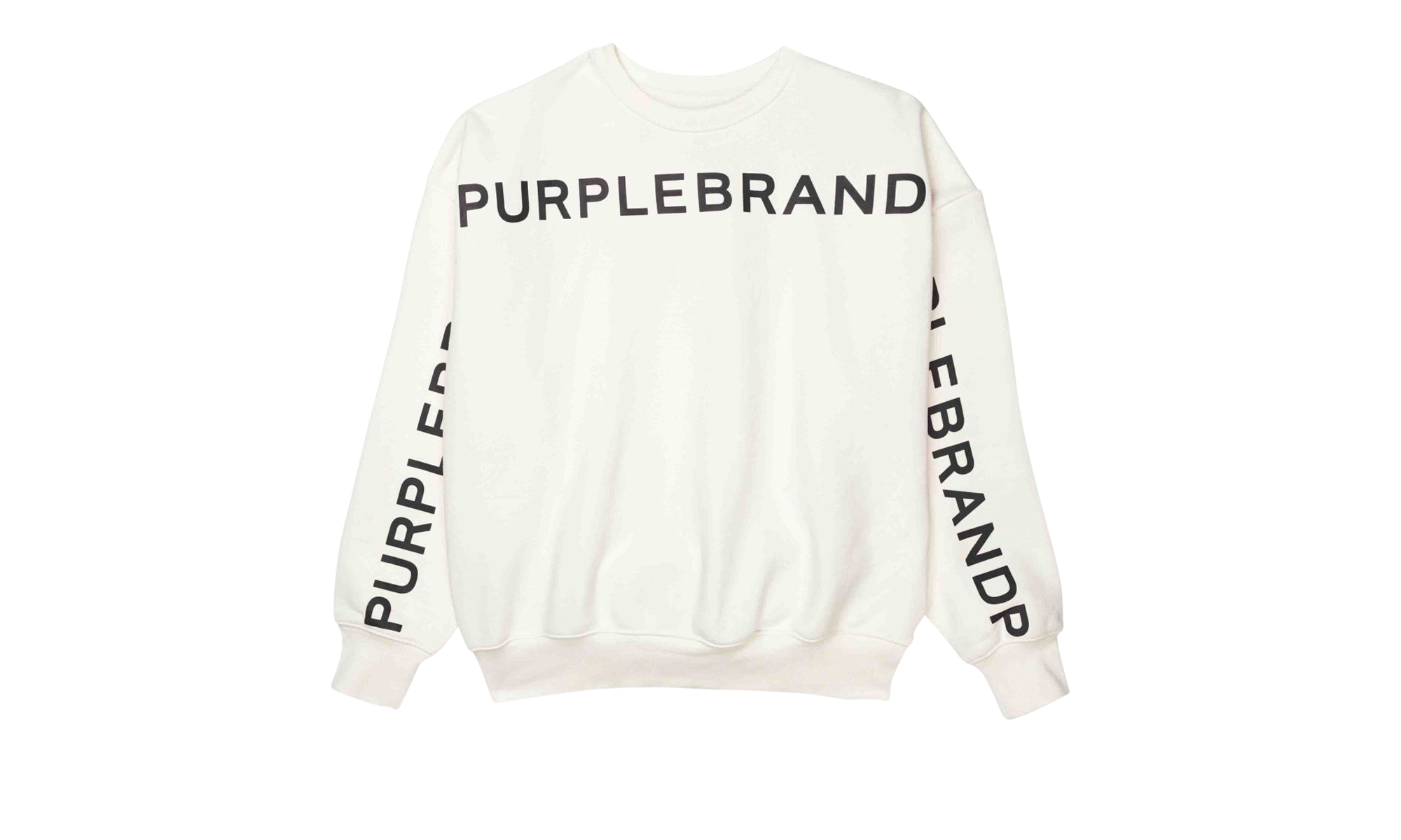 HWT FLEECE CREWNECK "White" P402 HCBR124