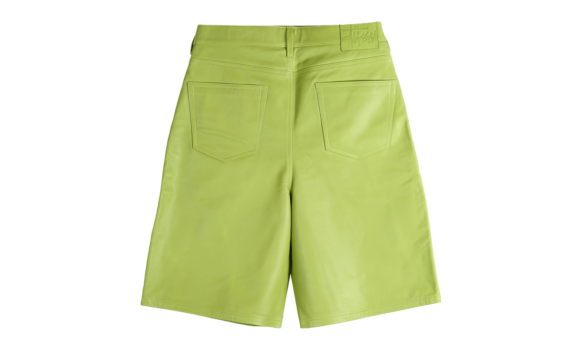 Big Ol Leather Shorts "LIME" 112315 LIME