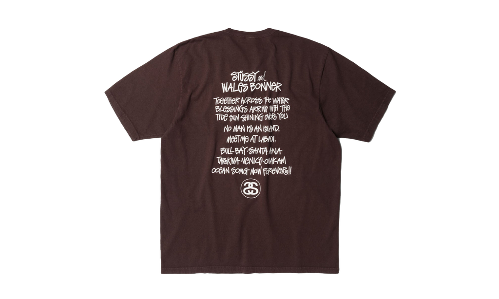 Wales Bonner Ocean Song Tee "Brown" STUS54