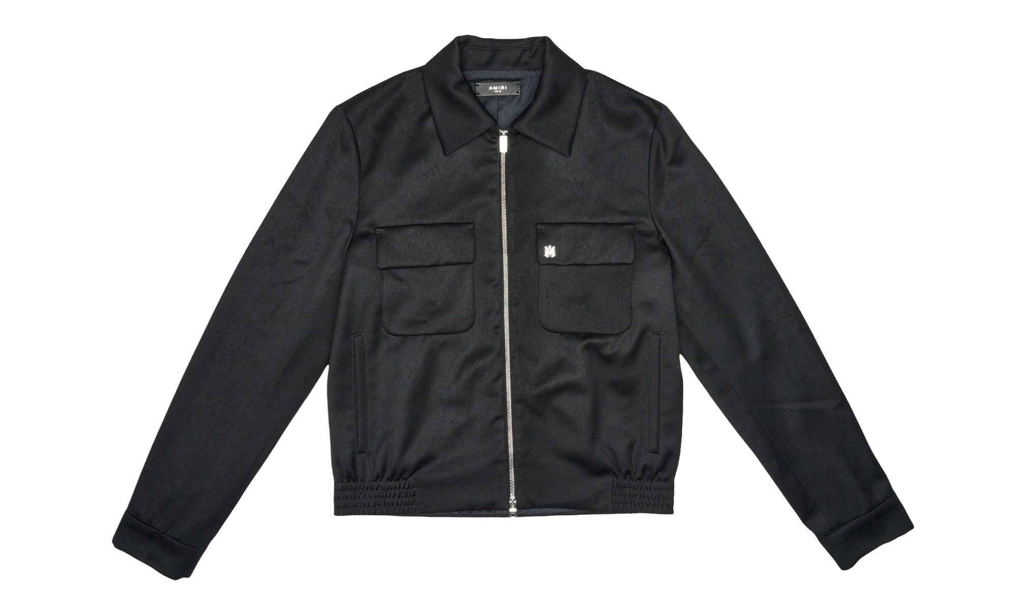 Double Pocket Zip Up Track Jacket "Black" PF23MTJ002 001