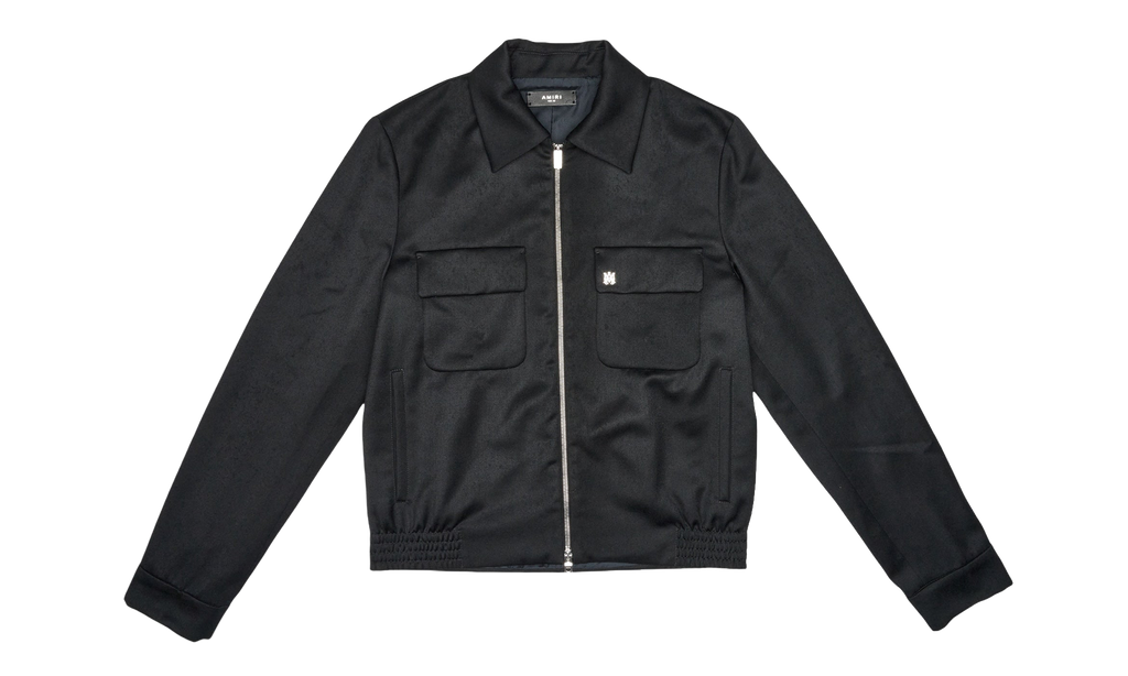Double Pocket Zip Up Track Jacket "Black" PF23MTJ002 001