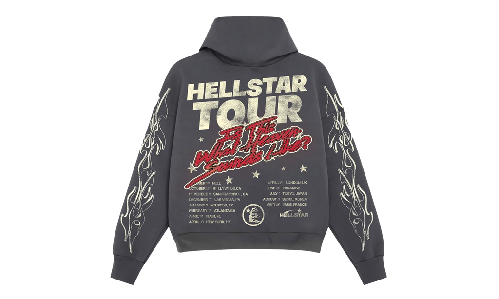 Records Tour Hoodie "Faded Black" HSR040