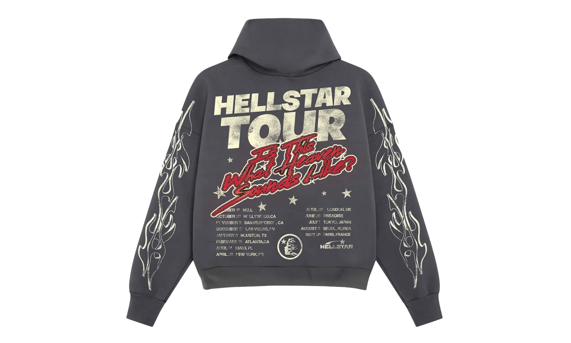 Records Tour Hoodie "Faded Black" HSR040