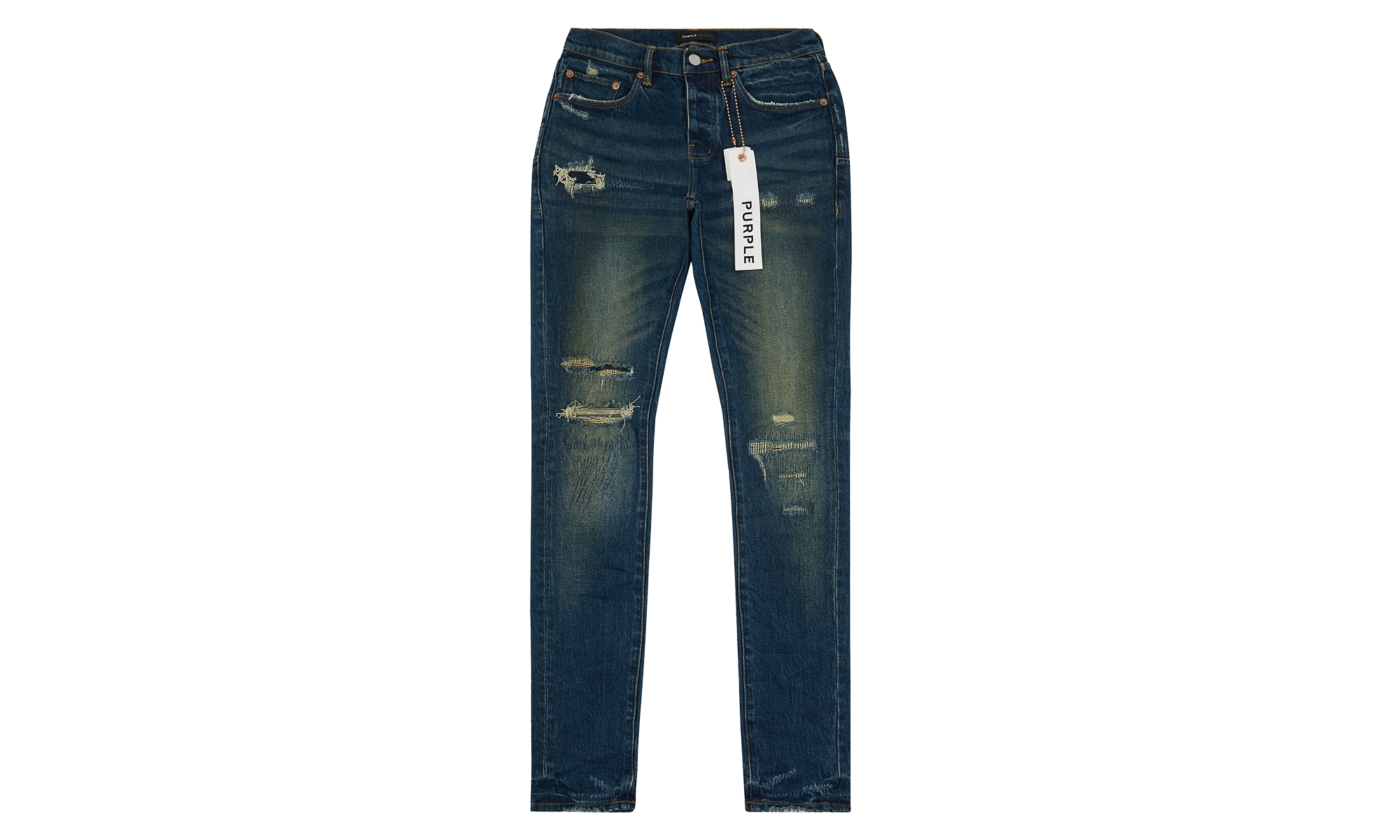 Light Destroy Indigo Denim "Blue" P001 LDDI324