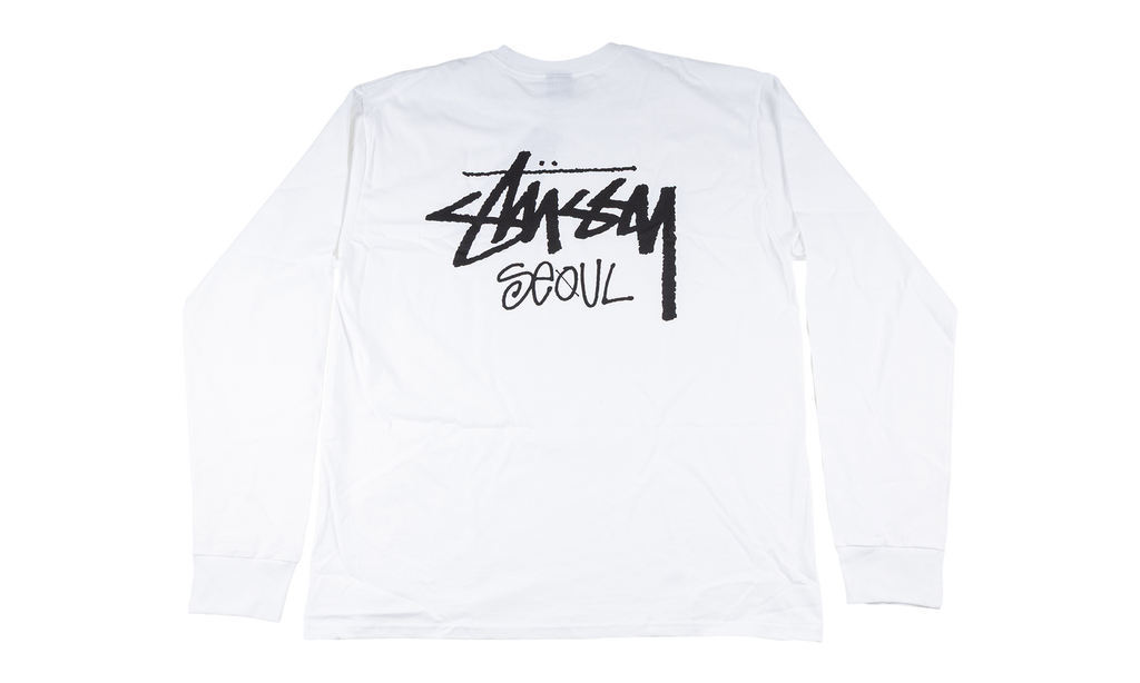 Seoul Chapter Longsleeve Tee "White" STUS443
