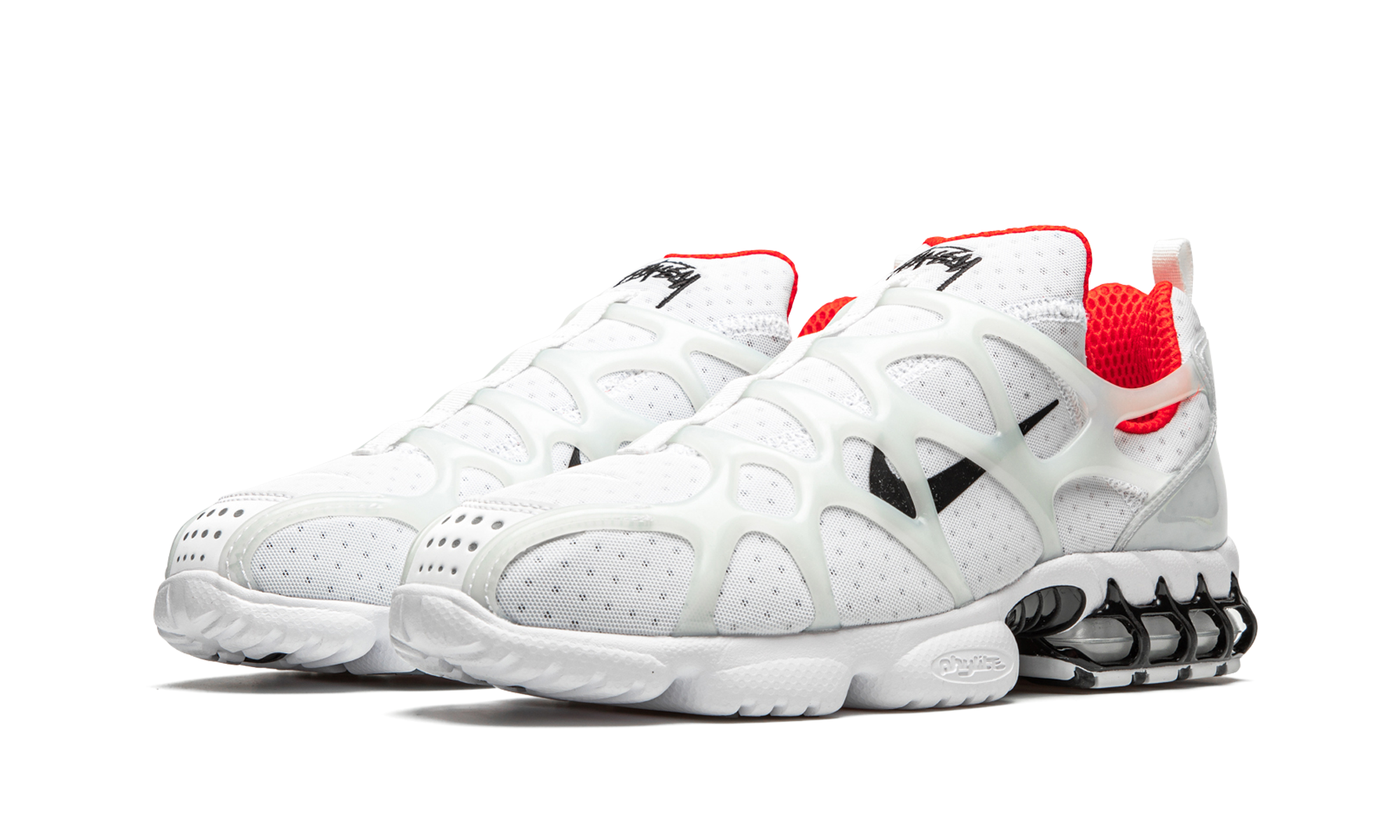 Air Zoom Spiridon Kukini "Stussy - Habanero Red" CJ9918 100